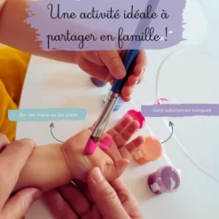Kit empreinte de mains famille de 4 peps