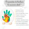 Kit empreinte de mains famille de 5 peps