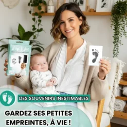 Kit empreintes bébé + cadre fly love