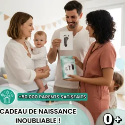 Kit empreintes bébé + cadre fly love