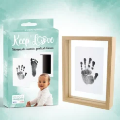 Kit empreintes bébé + cadre fly love