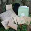 Kit jardinage - mes petits aromates : basilic, persil, coriandre, thym, ciboule
