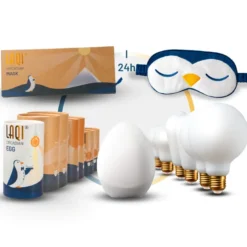 Kit laqi (6 ampoules) – éclairage circadien automatique + masque offert