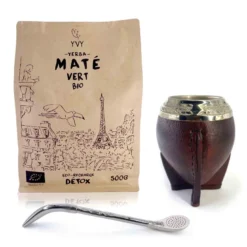 Kit maté torpedo alpaca gravée