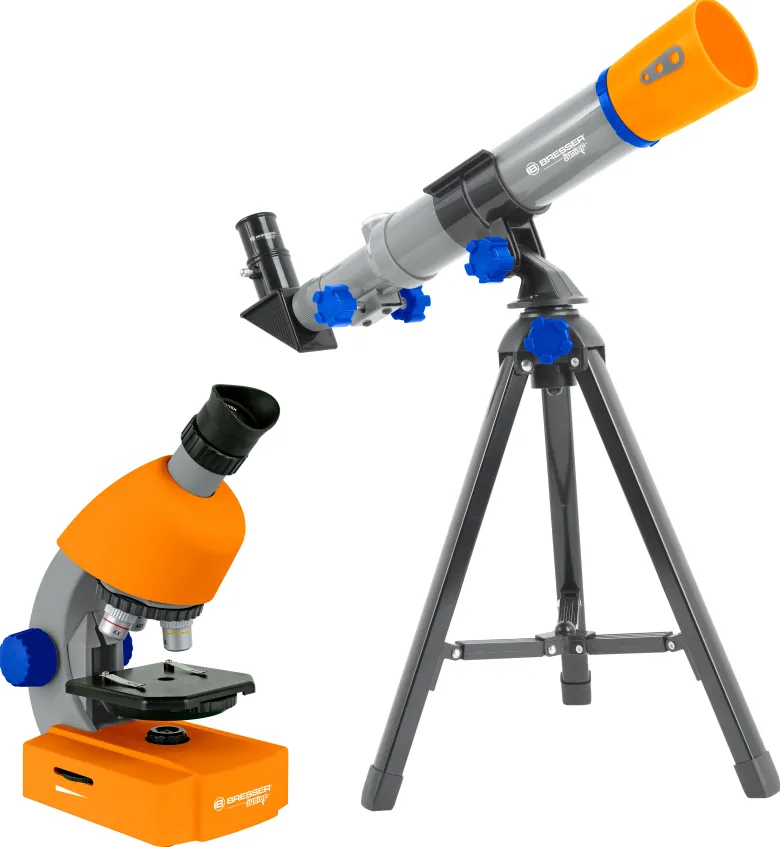 Kit microscope et télescope pour enfant