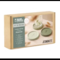 Kit 3 sous verres avec motif jes