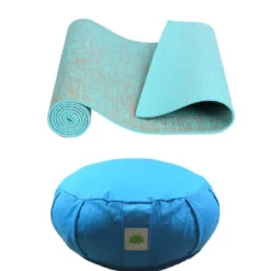 Kit Tapis + Bolster bio turquoise