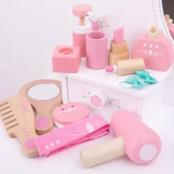 Kit vanité en bois pour enfants