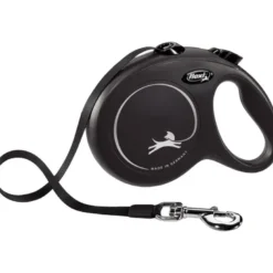 Laisse sangle 5 mètres l max 50 kg noir