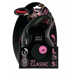 Laisse sangle 5 mètres l max 50 kg noir