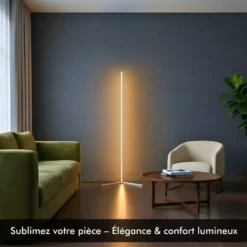 Lampadaire led - inoleds - corner blanc - dimmable