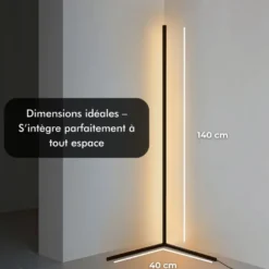Lampadaire led - inoleds - corner blanc - dimmable