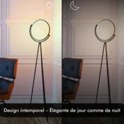 Lampadaire led - inoleds - croissant de lune