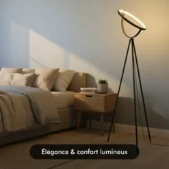 Lampadaire led - inoleds - croissant de lune