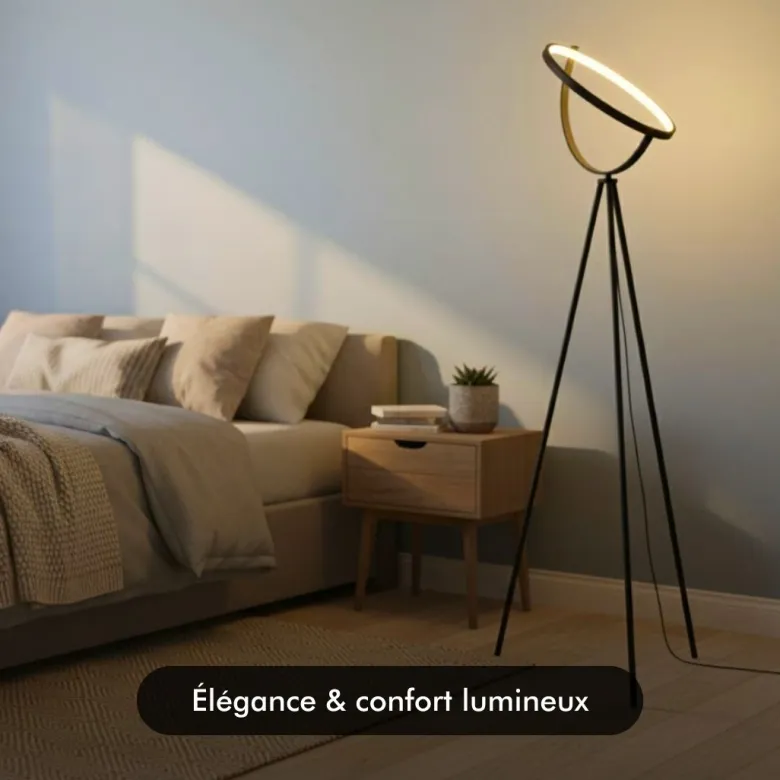 Lampadaire led - inoleds - croissant de lune