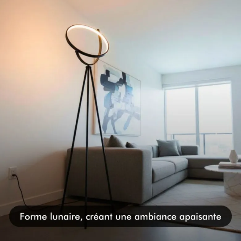 Lampadaire led - inoleds - croissant de lune