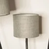 Lampadaire tripode en métal n°228