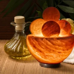 Lampe 4 boules massage en sel d'himalaya