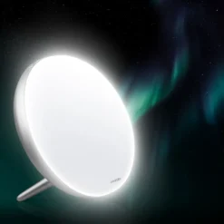 Lampe de Luminotherapie Led 10.000 Lux ajsutable avec fonction timer – Gris
