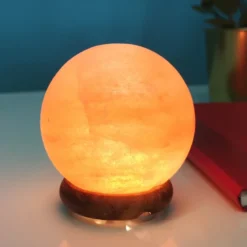 Lampe de sel d'himalaya usb rond