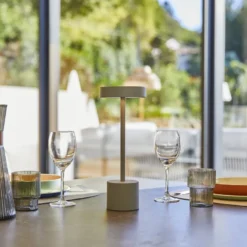 Lampe de table sans fil roby h30cm
