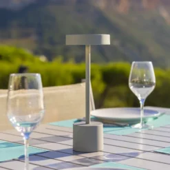 Lampe de table sans fil roby h30cm