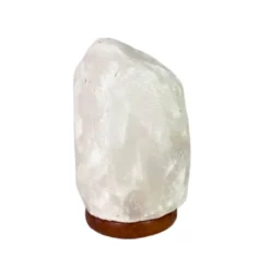 Lampe en cristal de sel blanc - 4 à 6 kg