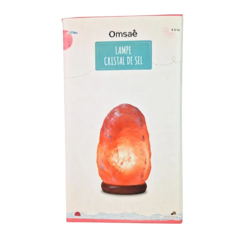Lampe en cristal de sel - 4 à 6 kg