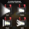 Lampe extérieure avec batterie externe