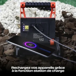 Lampe extérieure avec batterie externe
