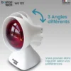 Lampe infrarouge à lumière rouge