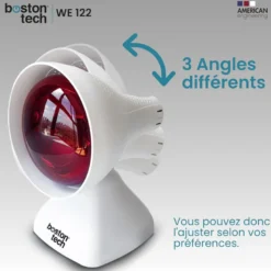 Lampe infrarouge à lumière rouge