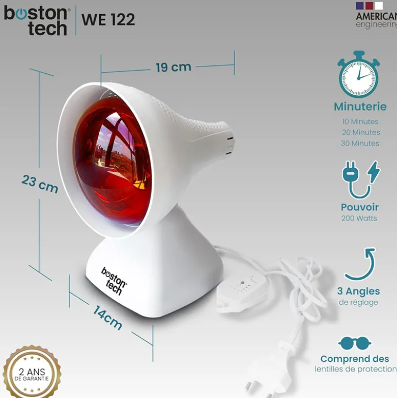 Lampe infrarouge à lumière rouge