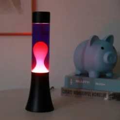 Lampe à lave en verre pinkwater