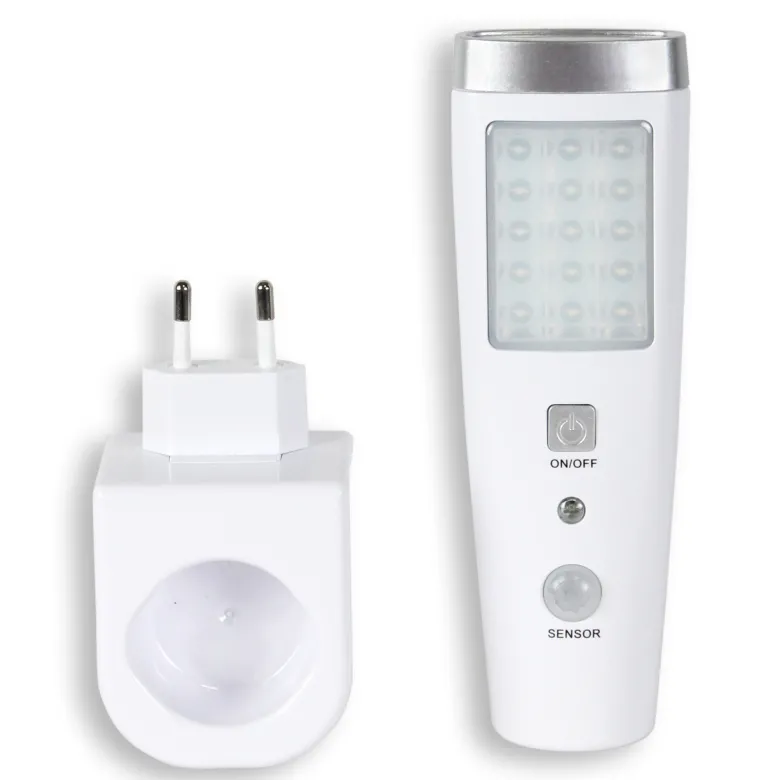 Lampe led détecteur de mouvement rechargeable 15 led