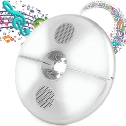 Lampe led pour parasol avec enceinte san