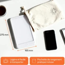 Lampe luminothérapie 15000 lux - sans uv