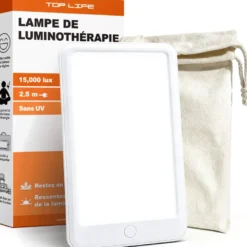 Lampe luminothérapie 15000 lux - sans uv