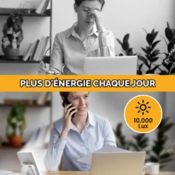 Lampe luminothérapie 10000 lux usb