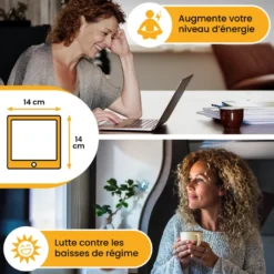 Lampe luminothérapie 10000 lux usb