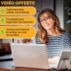 Lampe luminothérapie 10000 lux usb