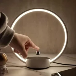 Lampe à lévitation design circlo blanc