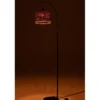 Lampe métal orange h.168cm
