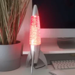 Lampe à paillettes led déco rocketa