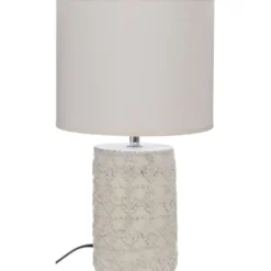Lampe à poser ethnique melo - h. 33 cm -