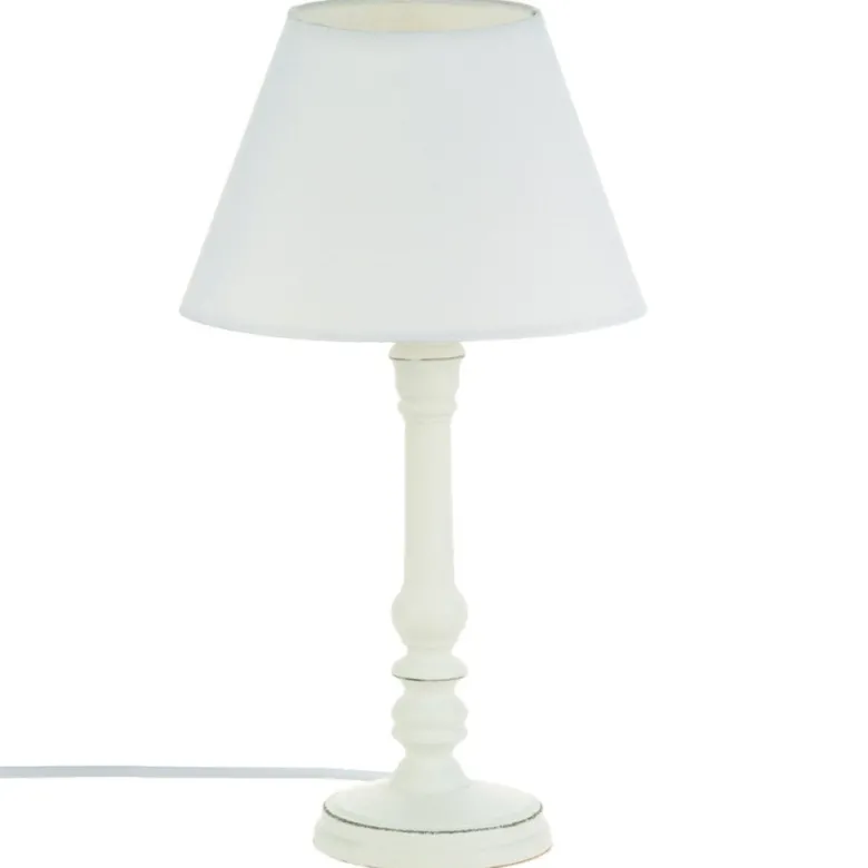 Lampe à poser leo blanc