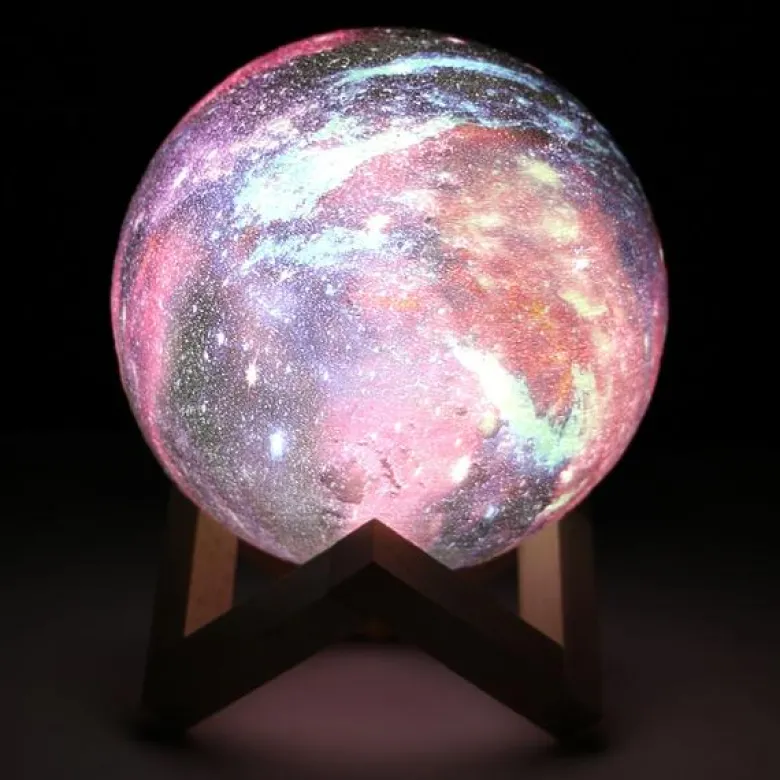 Lampe veilleuse galaxie féérique