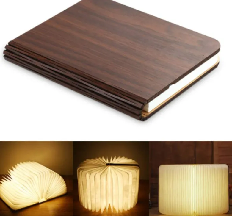 Lampe veilleuse livre lumineux