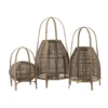 Lanterne bambou marron h.70cm