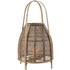 Lanterne bambou marron h.70cm
